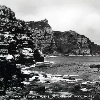 Cape Point from extreme point of Cape of Good Hope