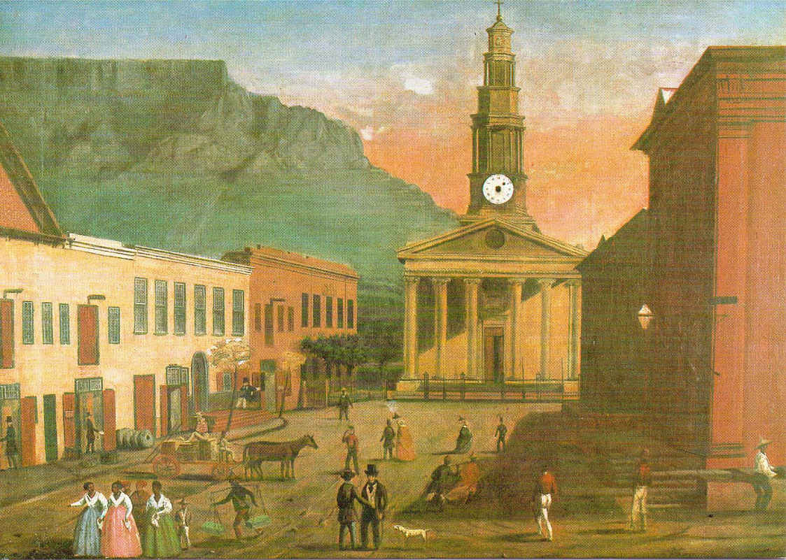 Kaapstad, St George-katedraal c 1845