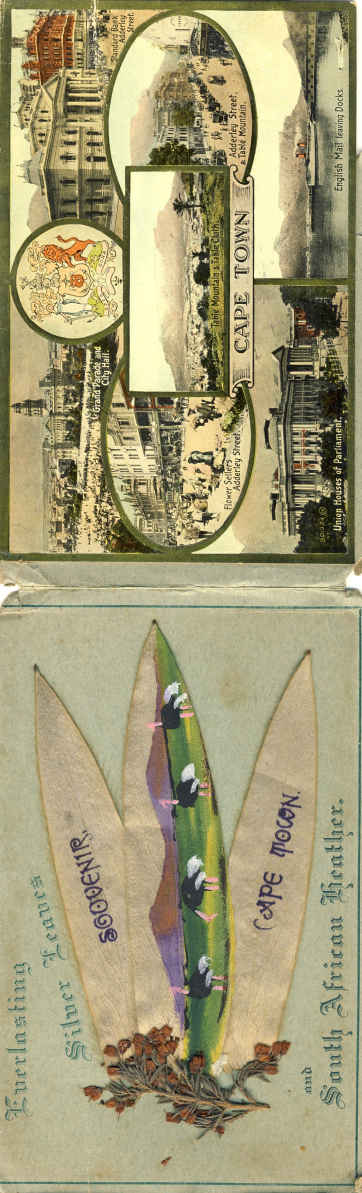 Collage with Silver Leaf painting