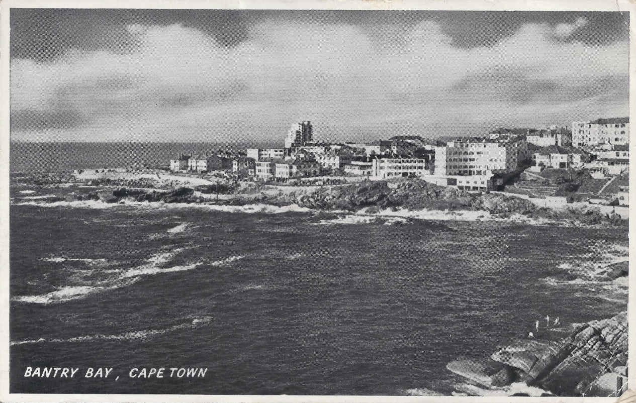 Bantry Bay, Cape Town, postal cancellation 1954