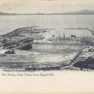 The Docks, Cape Town from Signal Hill