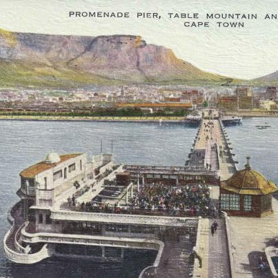 Promenade Pier, Table Mountain and Lion's Head, Cape Town