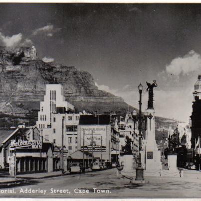 Cape Town Adderley Street War Memorial