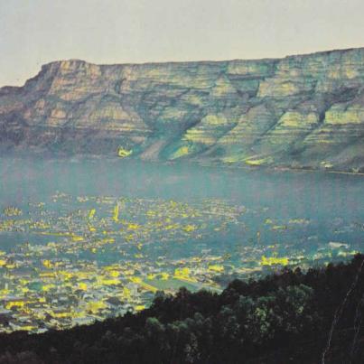 Table Mountain lit up