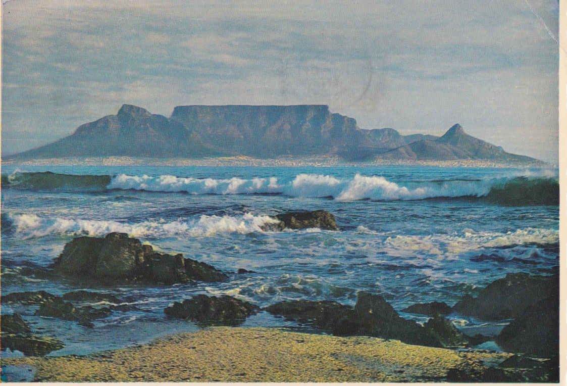 Table Mountain from Bloubergstrand
