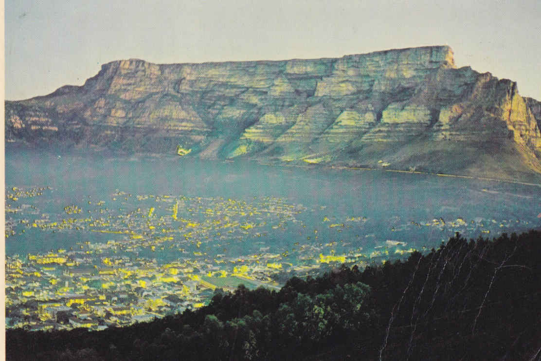 Table Mountain lit up