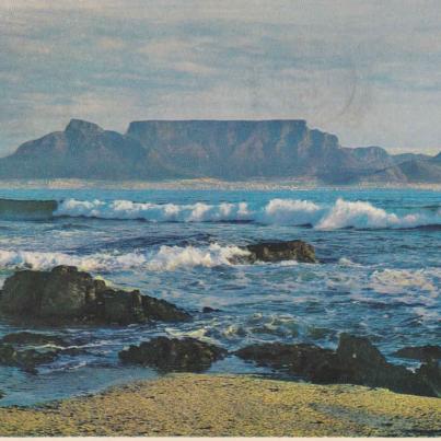 Table Mountain from Bloubergstrand