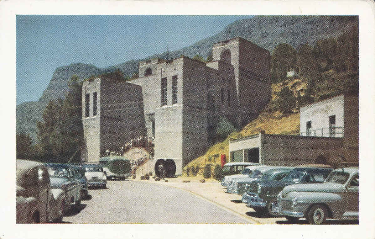 Cable Way lower station, hand dated 1956