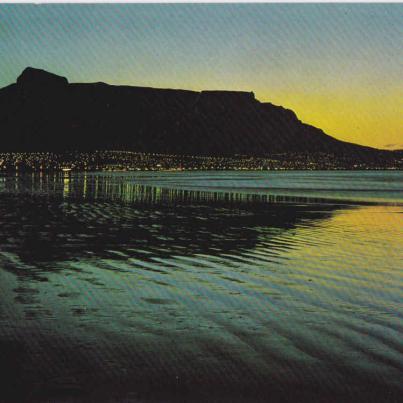 Table Mountain, Silhoutte from Blauwberg