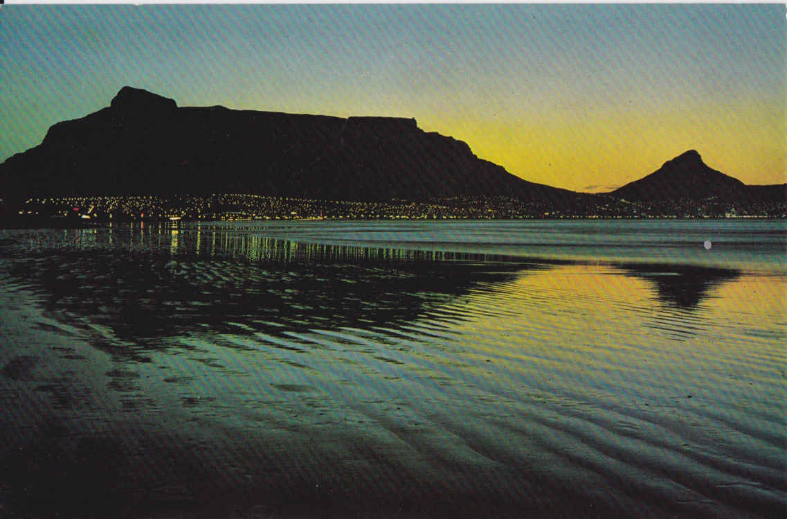 Table Mountain, Silhoutte from Blauwberg