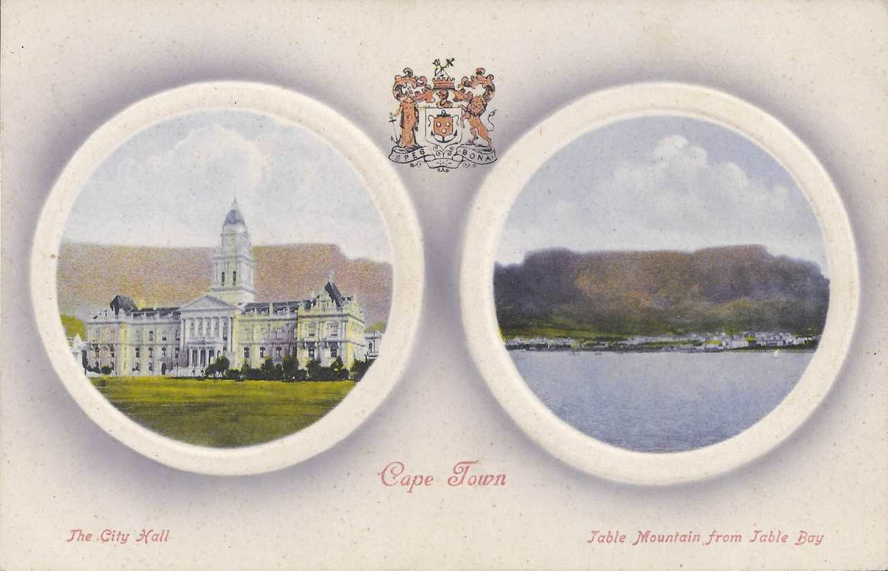City Hall and Table Mountain, Cape Town