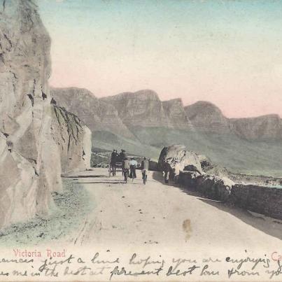 Victoria Road, Cape Town, postal cancellation 1905