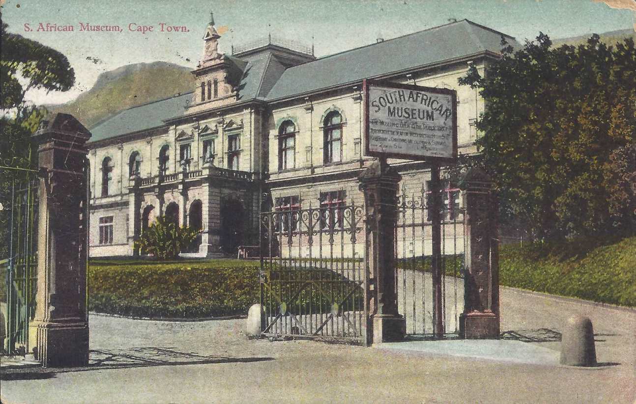 South African Museum Cape Town, postal cancellation 1914