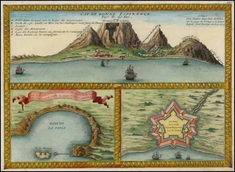 Cape Town, map fort