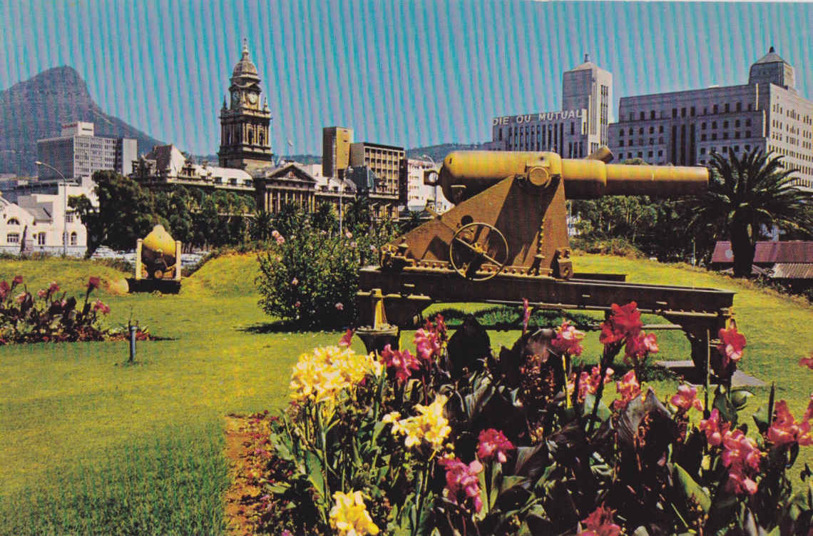 Uitsig vanaf Kasteeltuin, Kaapstad