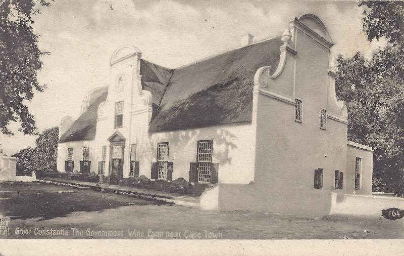 Groot Constantia. Government Wine Farm near Cape Town