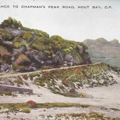 Entrance to Chapmans Peak Road, Hout Bay