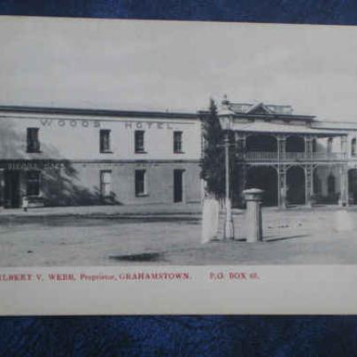 Woodshotel, Grahamstown, Cape, South Africa (circa 1908)