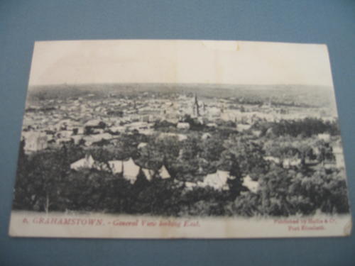 Grahamstown 1907 looking east Grahamstown 1907 looking east