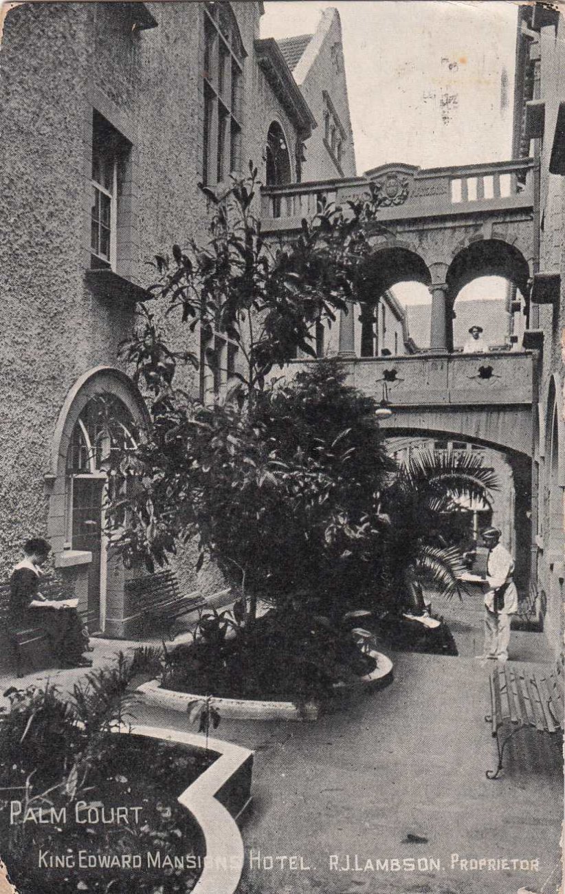 PORT ELIZABETH King Edward Hotel 1914