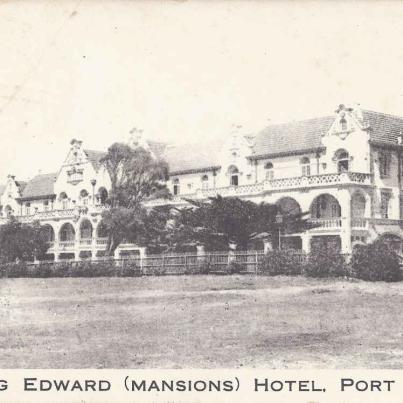 King Edard's (Mansions) Hotel, Port Elizabeth, postal cancellation 1927