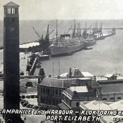 Campanile and Harbour Port Elizabeth