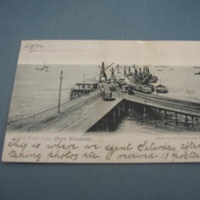 Port Elizabeth main jetty 1904