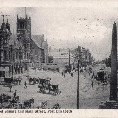 Market Square and Main Street, Port Elizabeth