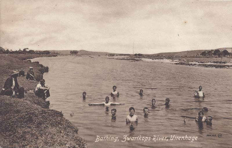 Bathing in Zwarkops River Uitenhage
