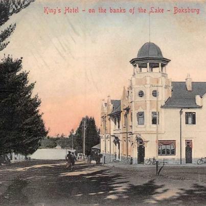 Boksburg, Kings Hotel  at Lake Boksburg c 1909