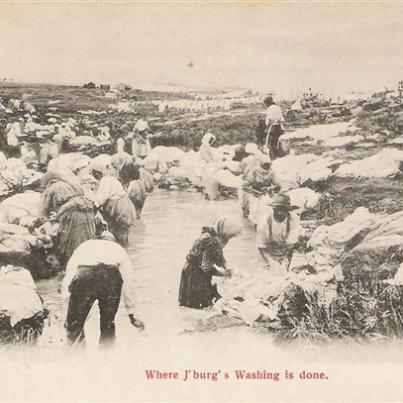 Johannesburg where washing is done