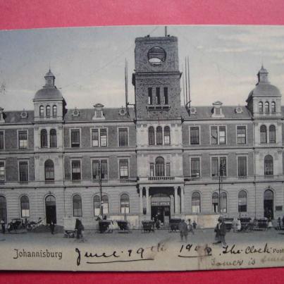 Post Office, Johannesburg, South Africa - New clock tower under construction