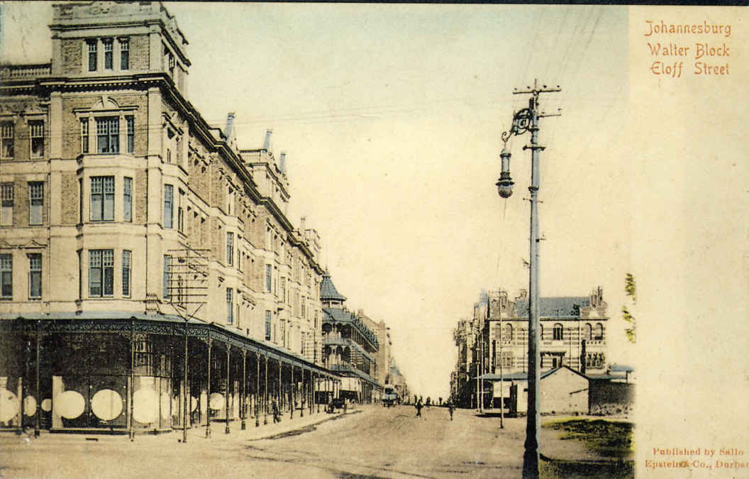 Johannesburg Walter Block Eloff  Street