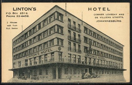 Johannesburg Linton's Hotel 