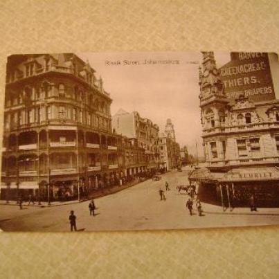 Rissik Street. Johannesburg early 1900'S