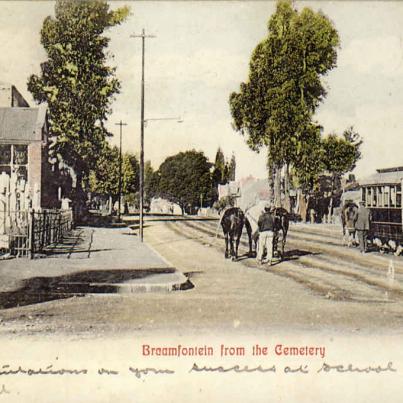 Johannesburg Braamfontein from the Cemetery