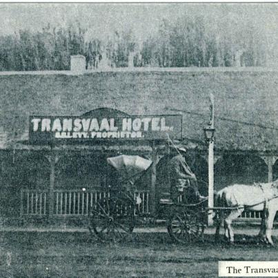 Pretoria The Transvaal Hotel in 1900