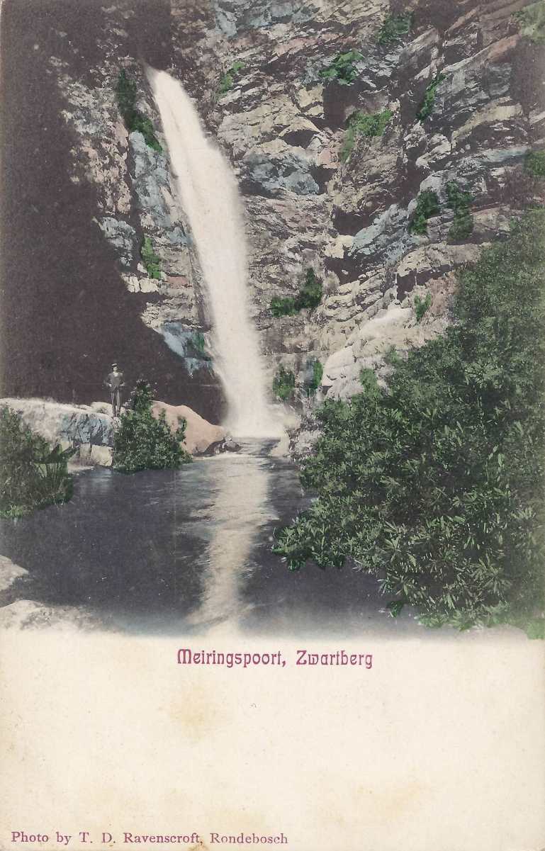 Meiringspoort, Zwartberg, postal cancellation 1906