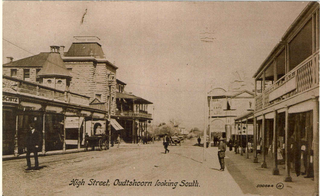 Cape Province Oudtshoorn, High Street Looking South