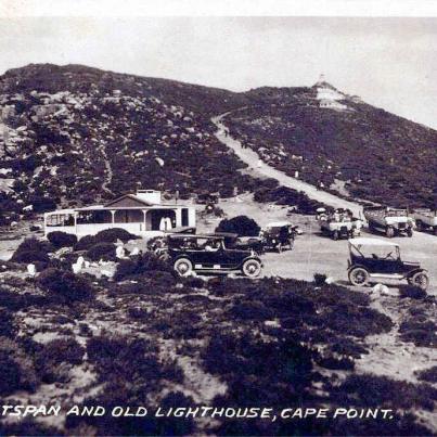 old Lighthouse and Outspan,Cape point