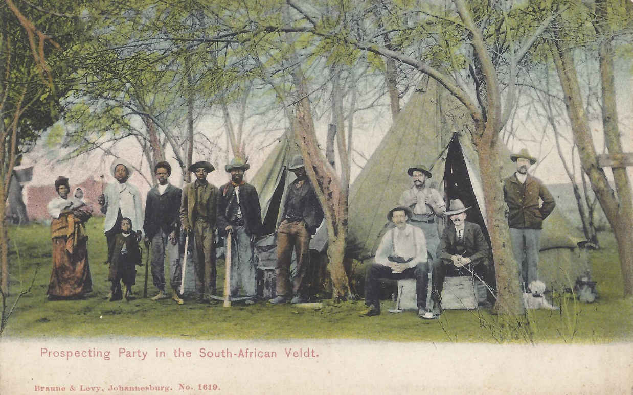 Prospecting Party in the South African Veldt