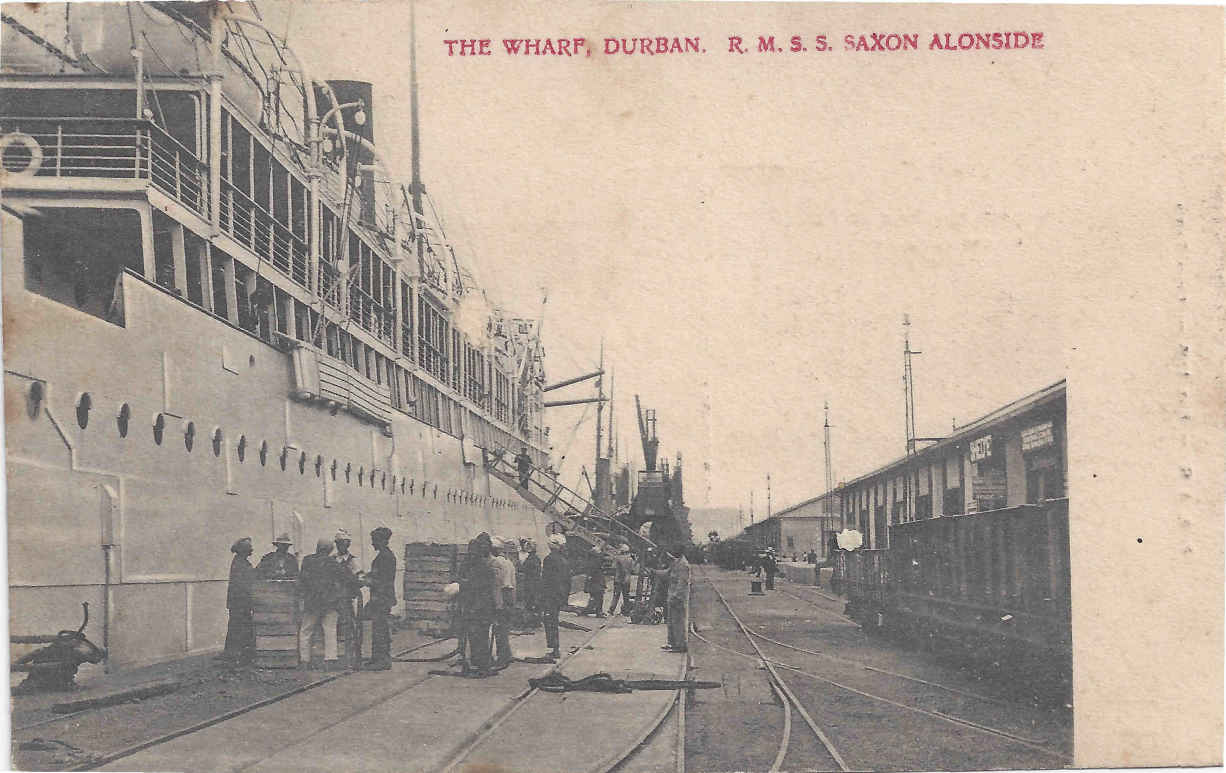 Durban The Wharf RMSS Saxton along