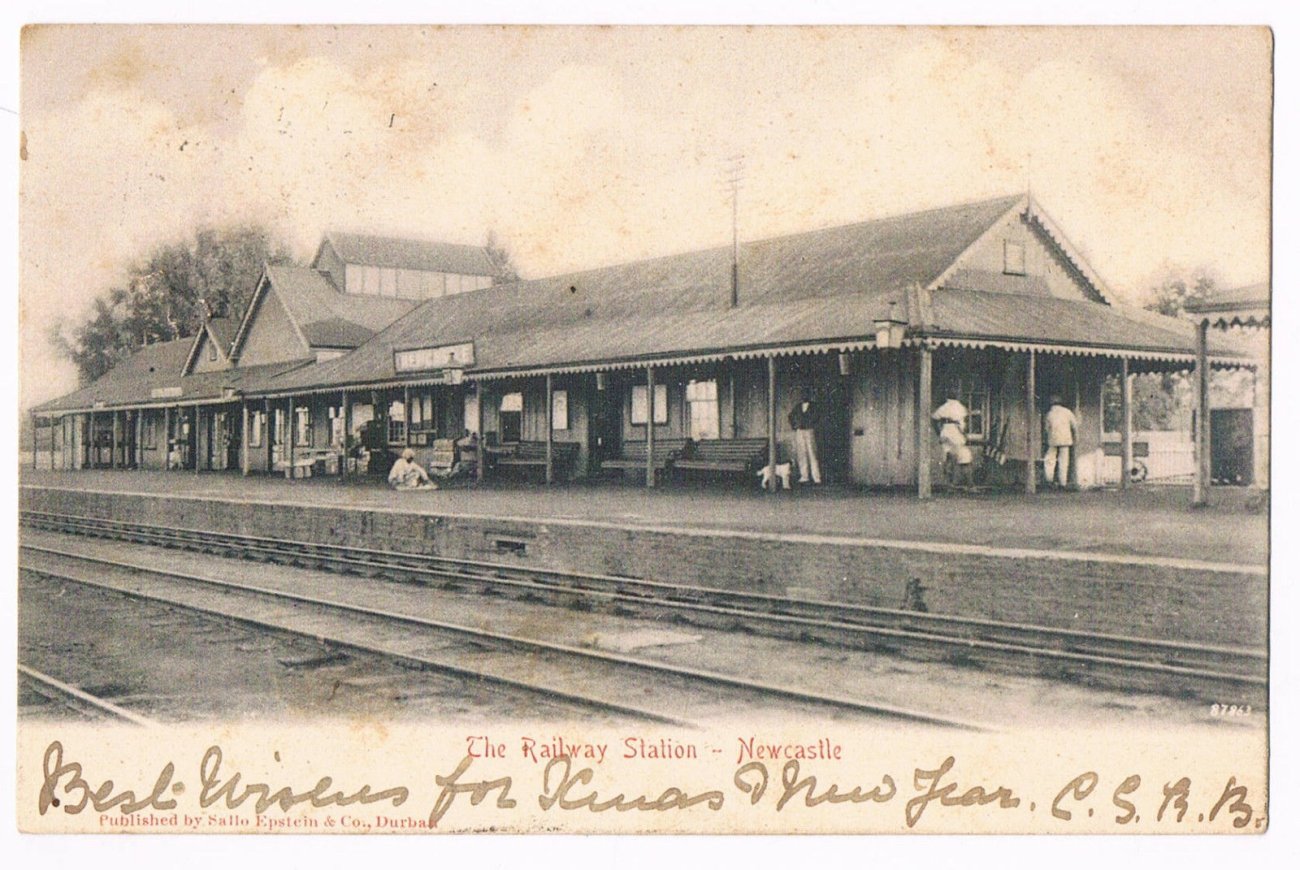 Newcastle - Railway Station postmark 1904