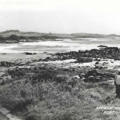 Port Edward_approach bathing beach