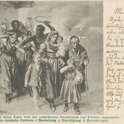 Natives wipping women front