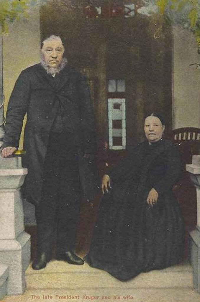 The late President Kruger and his wife