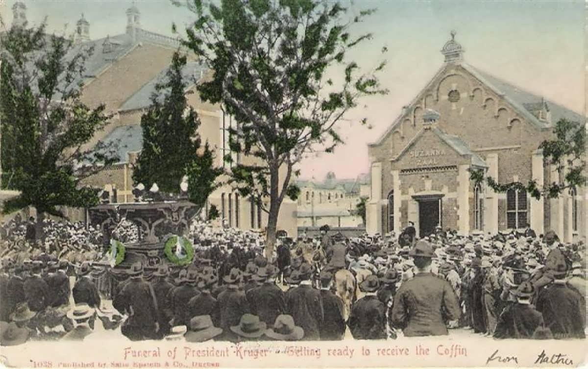 Funeral of Pres Paul Kruger