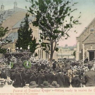 Funeral of Pres Paul Kruger