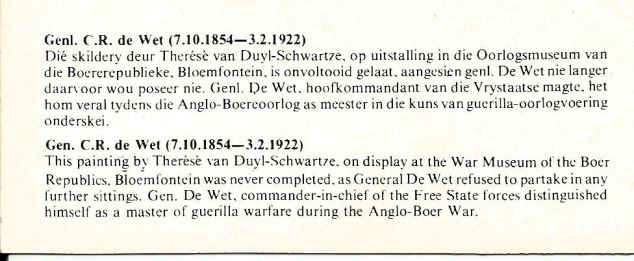 Genl C. R. de Wet. Onvoltooide skildery_2