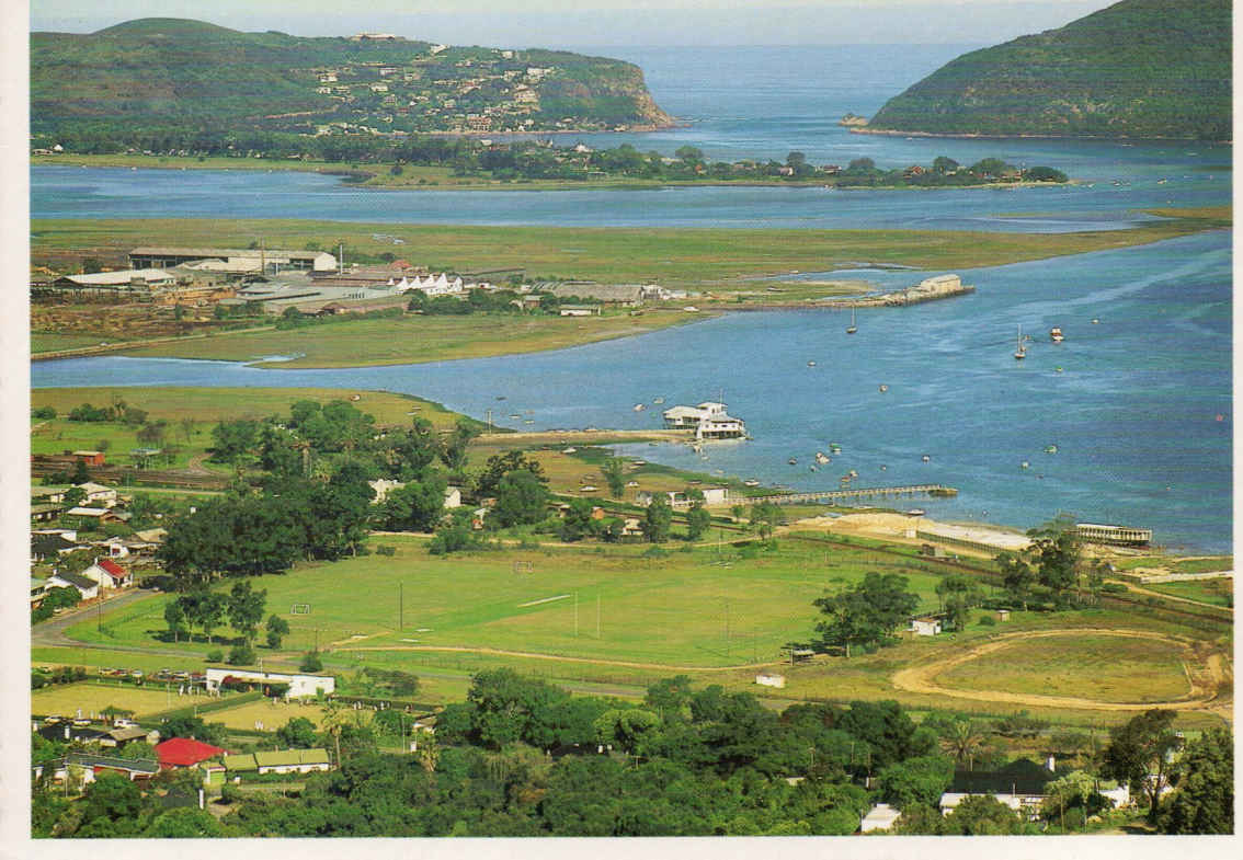 Looking across the lagoon to the Heads, Knysna